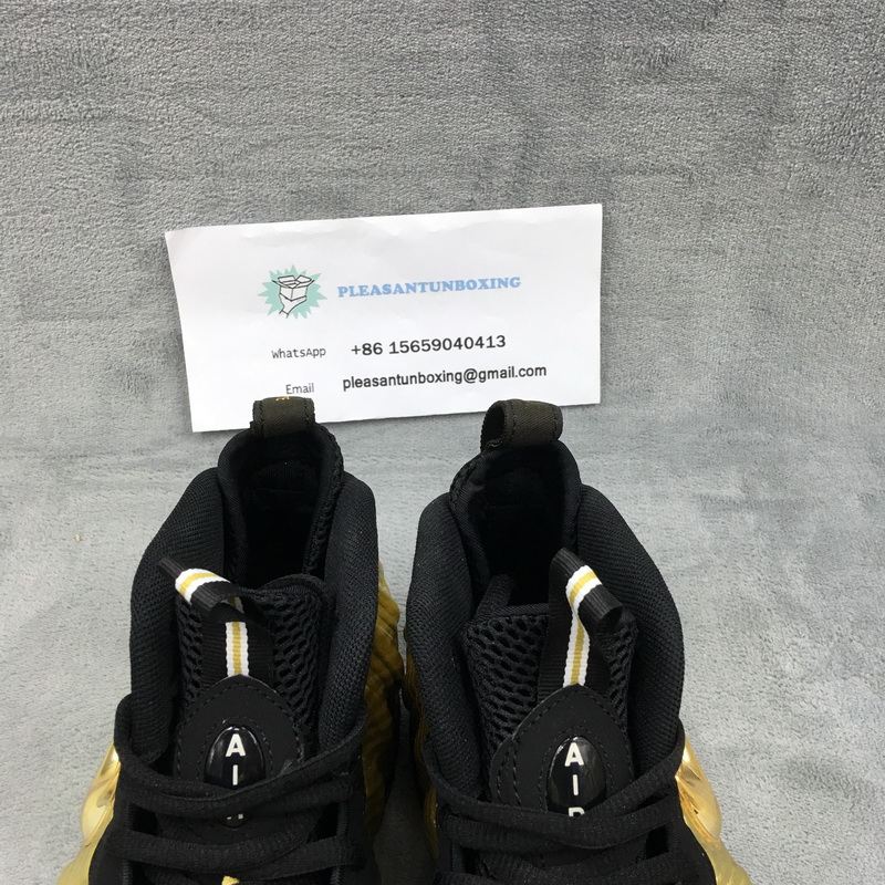 Authentic Nike Air Foamposite One PRO Metallic Gold